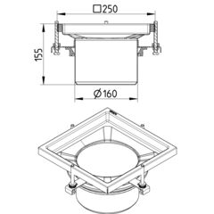 Line Drawing - Upper part-No membrane-250